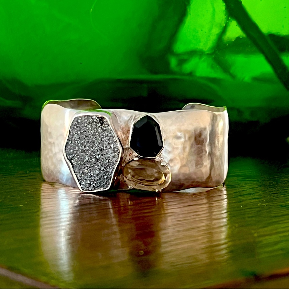 Silpada Sterling Silver and Semi-Precious Stone Cuff